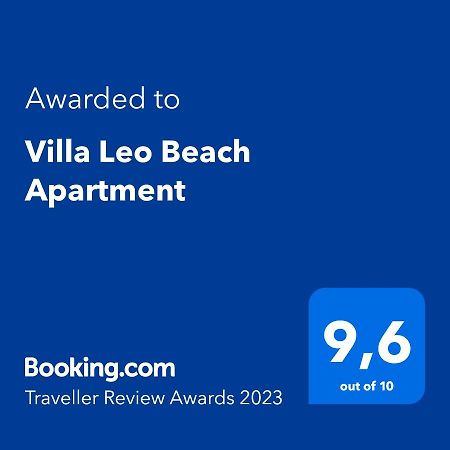 Villa Leo Beach Apartment 포드고라 외부 사진